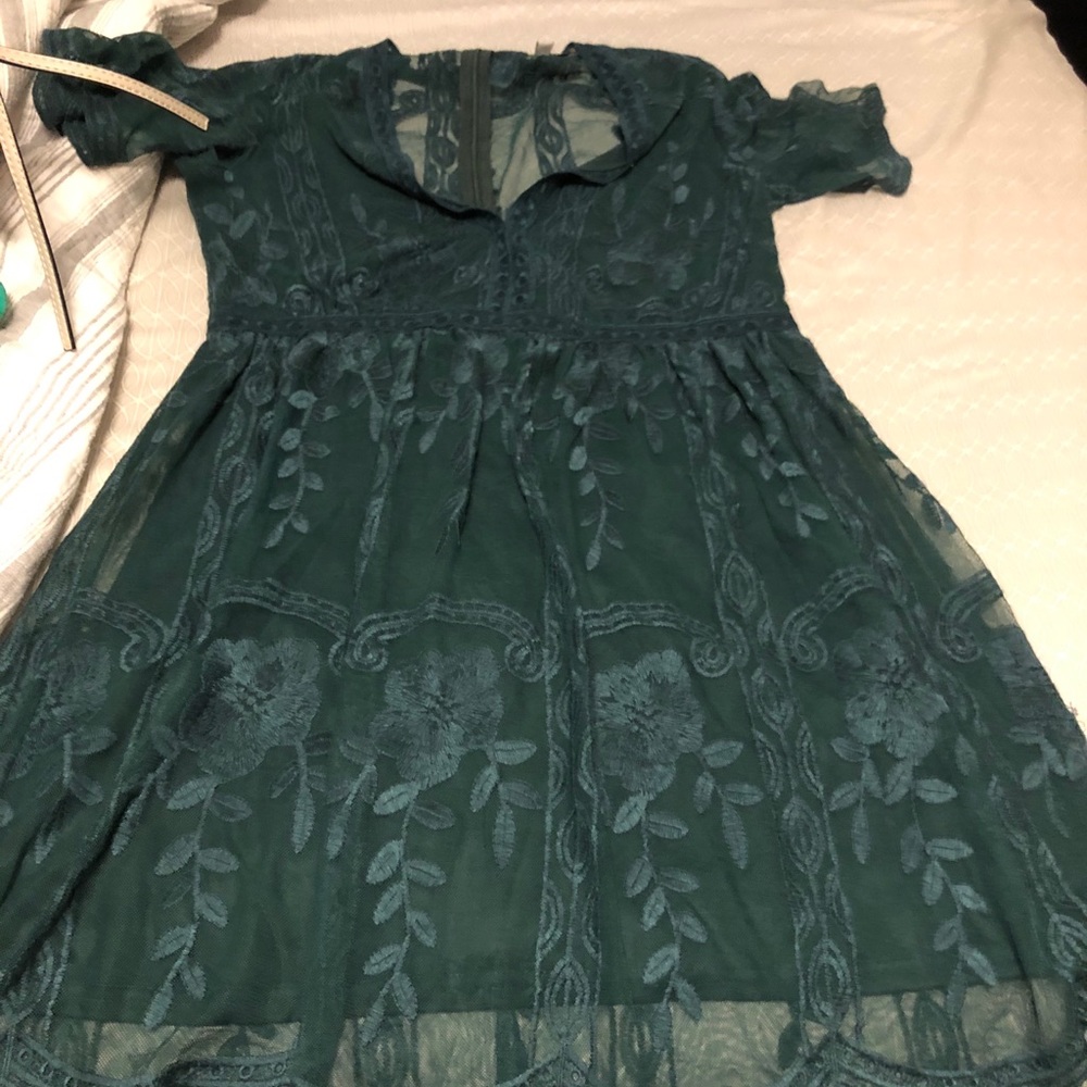 “Light My Fire” Dress- green